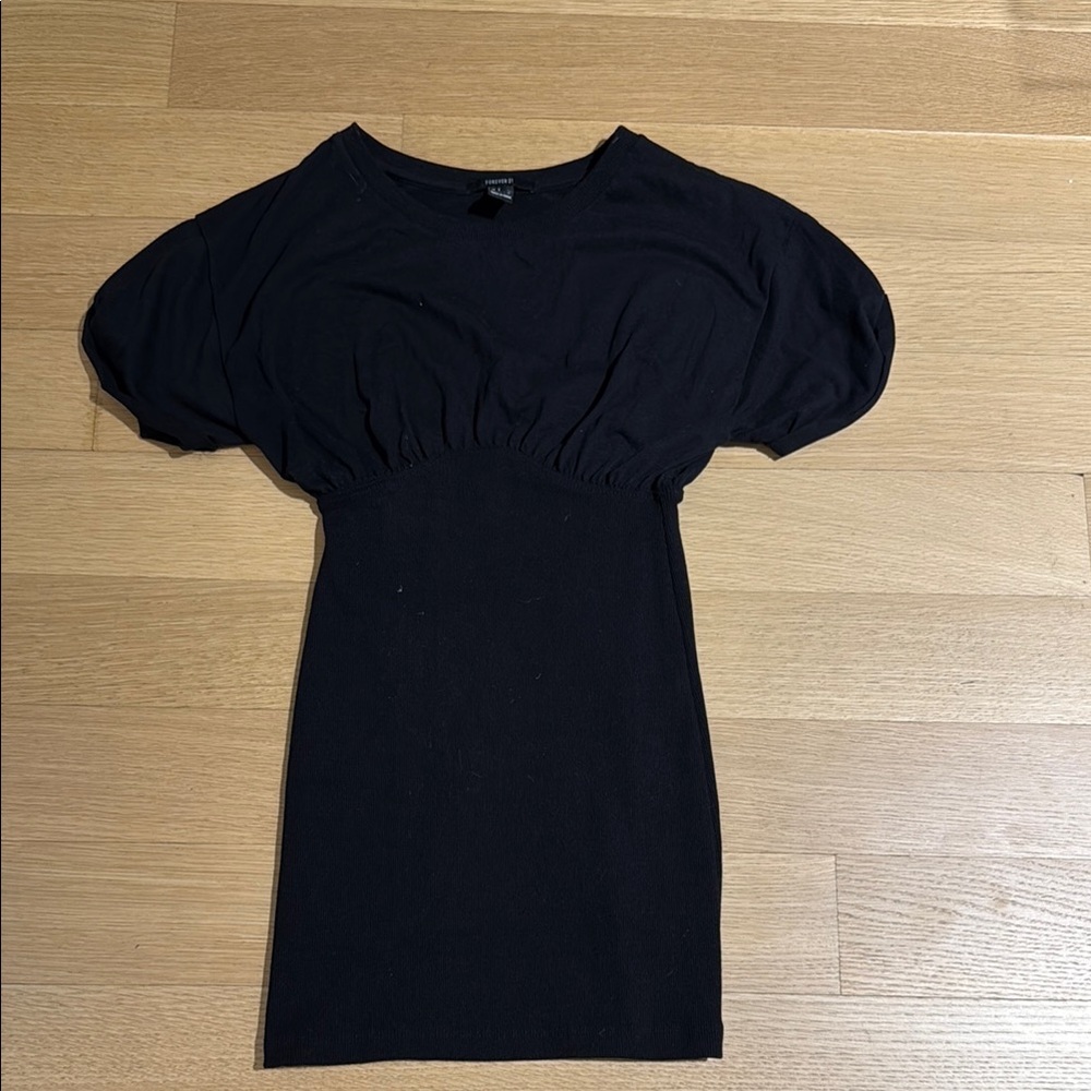 Forever 21 Classic Little Black Fitted Dress
